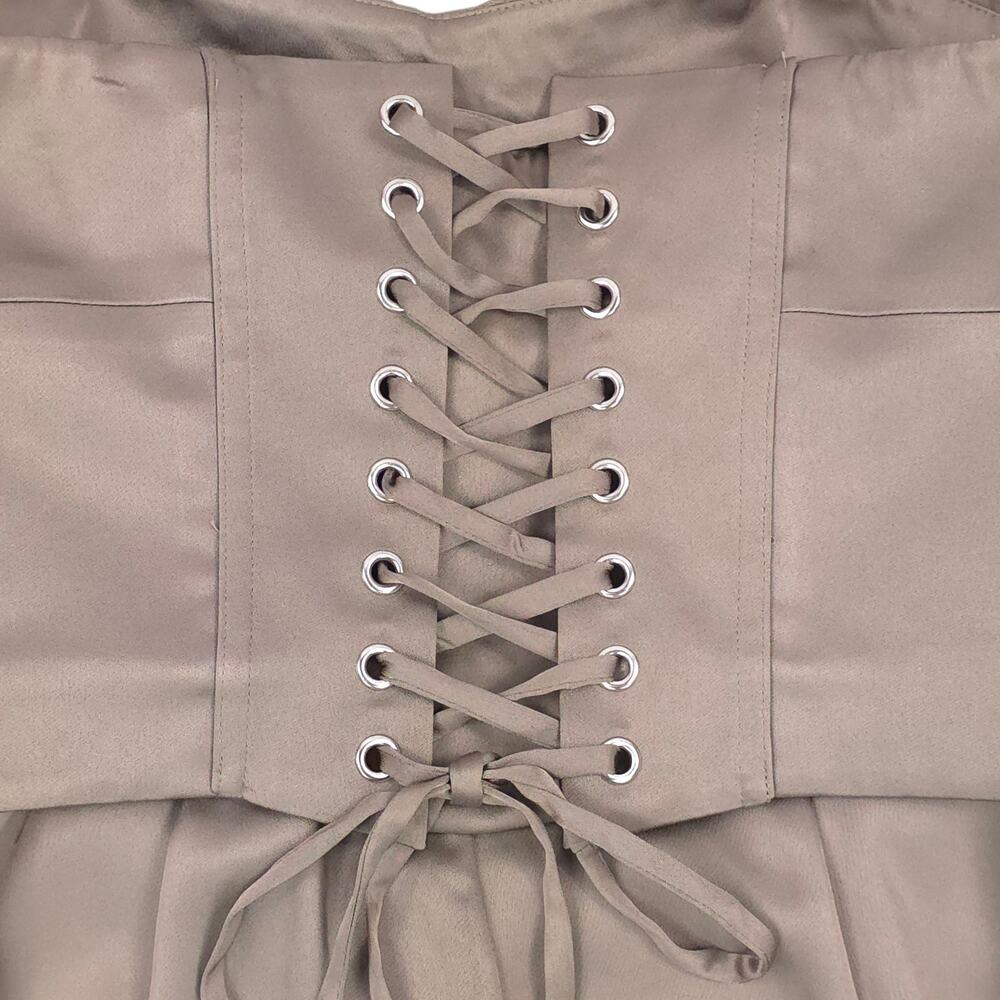 Reformation Aryiah Corset Maxi Dress Satin Strapless Gown Formal Bridal Holiday - Picture 7 of 13